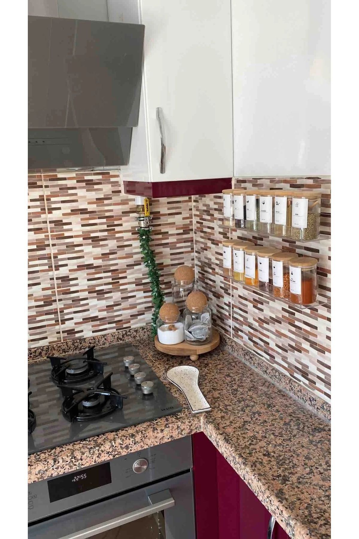 Banyo Düzenleyici Pleksi Raf 20 cm x 10 cm ( 4 ADET )