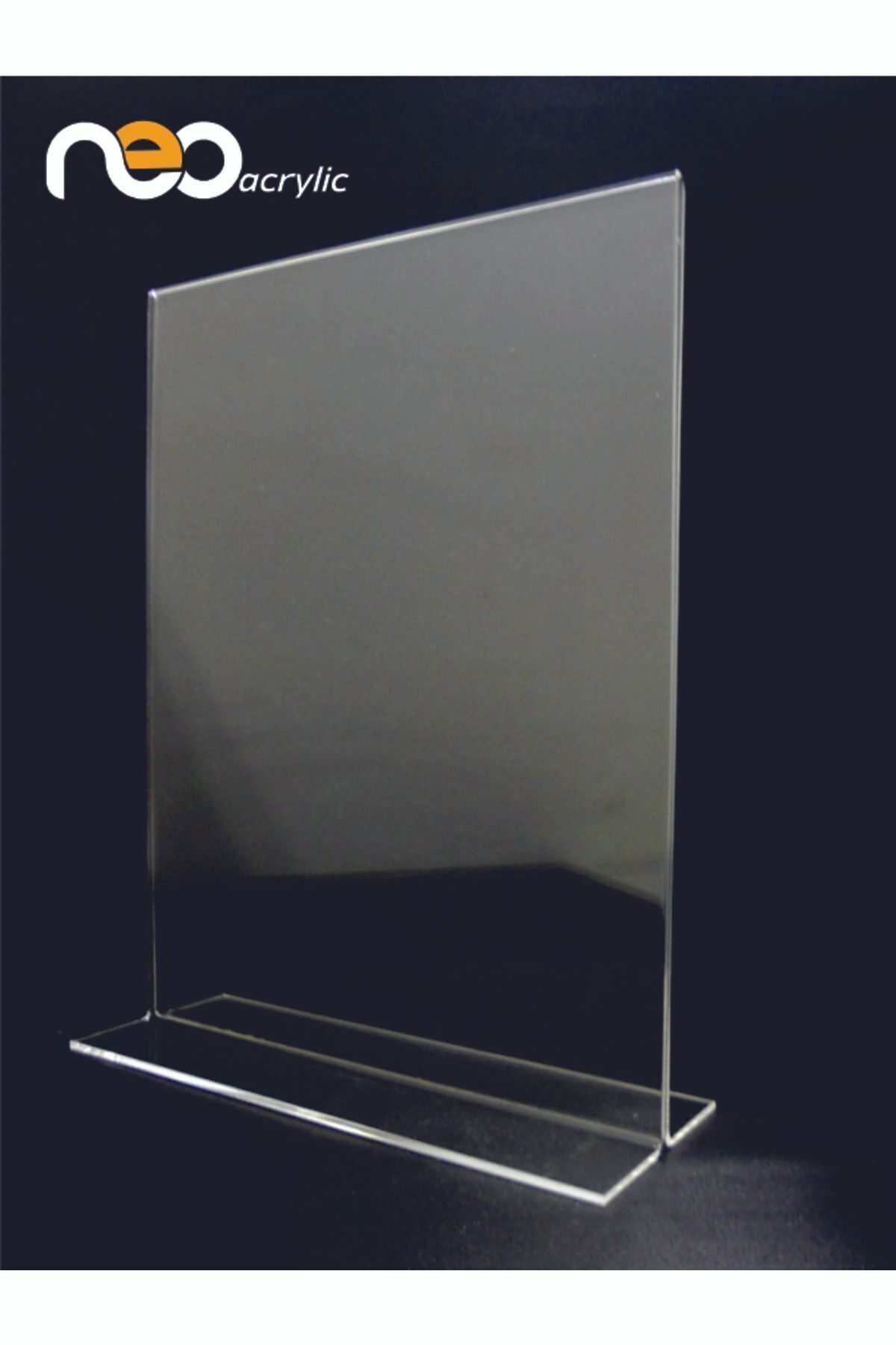 A6 T TİPİ DİKEY PLEKSİ FÖYLÜK ŞEFFAF / BROŞÜRLÜK - DS-383