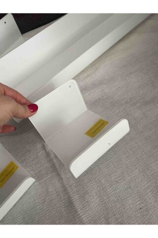 10cm X 10cm Pleksi Duvar Rafı 4 Adet