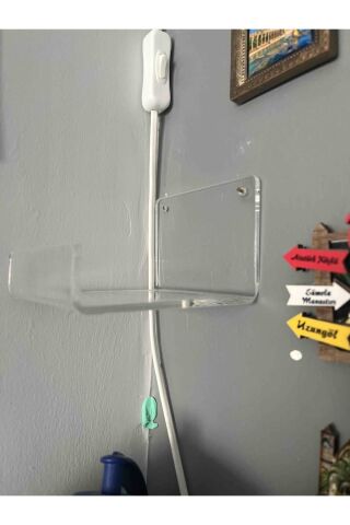 10cm X 10cm Pleksi Duvar Rafı 4 Adet