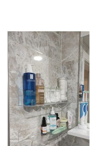Pleksi Duvar Rafı Kitaplık Ve Banyo Düzenleme Rafı 45 Cm X 10 Cm ( 3 Mm Pleksiden Üretilmektedir)