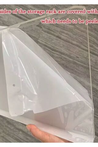 40cm X 10cm Pleksi Raf Şeffaf (2'Lİ SET) Çok Amaçlı Kullanıma Uygun Her Eve Lazım
