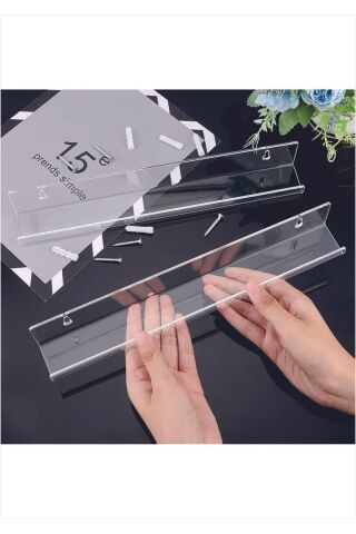 Görünmez Banyo Rafı 2'li Set - 30cm + 20cm