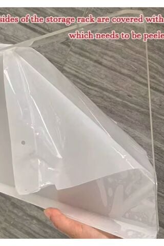 Görünmez Banyo Rafı 2'li Set - 30cm + 20cm