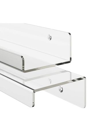 Pleksi Raf Genişlik 20cm X 10cm 3mm Pleksiden Üretilir