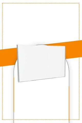 A4 U Tipi Yatay Masa Üstü 50'li Paket / 2.8 Mm Şeffaf Pleksi Föylük / Broşürlük