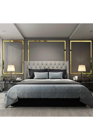 Dekoratif Şerit Altın Ayna Pleksi Duvar Süsü 5'li Paket (2,5×100cm)